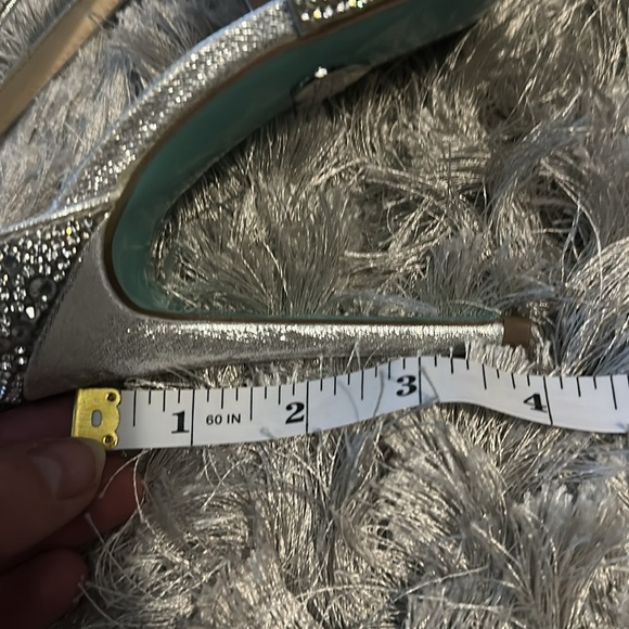 Blue by Betsy Johnson Strappy Heels with Rhinestones - Picture 9 of 9